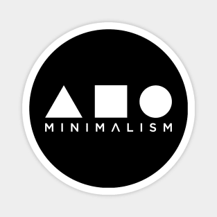 Evolving Minimalism - triangle, square, and circle Magnet